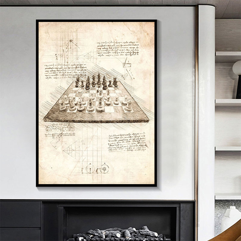 Vintage Trừu Tượng Da Vinci Lấ - đánh giá và giá Star Map Poster