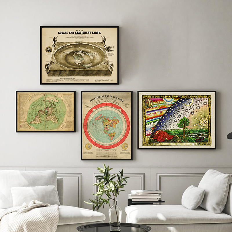 Tiêu Chuẩn Mới Bản Đồ Thế Giới - đánh giá và giá Star Map Poster